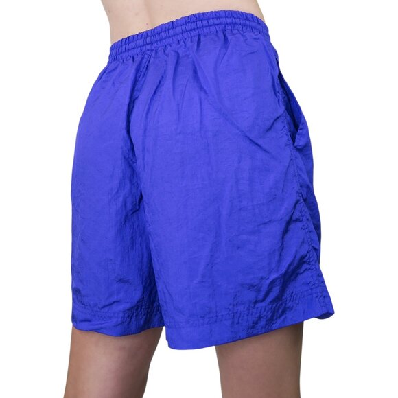 Vintage 90s Lavon Purple Windbreaker Shorts - Picture 3 of 7